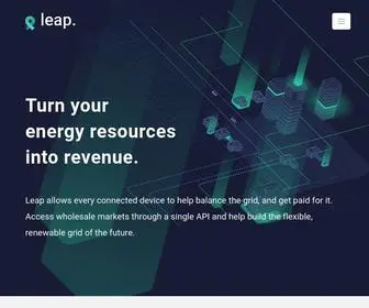 Leap.energy(The Marketplace for Grid Flexibility) Screenshot