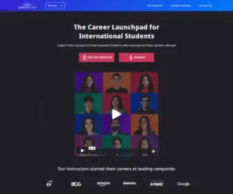 Leapbeyondacademy.com(The Career LaunchPad for International Students in UK and Canada) Screenshot