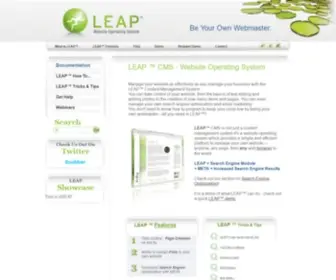 Leapcms.com(Leap CMS) Screenshot