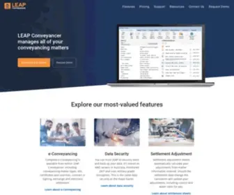 Leapconveyancer.com.au(Conveyancing Practice Management Software) Screenshot