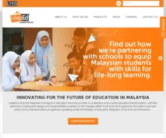 Leapedservices.com(LeapEd Services Sdn) Screenshot