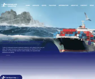 Leapelogistics.com(Leapelogistics) Screenshot