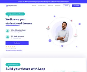 Leapfinance.com(Leap finance) Screenshot