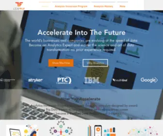 Leapfly.org(Data Analytics Training) Screenshot