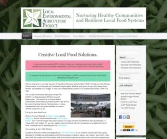 Leapforlocalfood.org(Local Environmental Agriculture Project (LEAP)) Screenshot