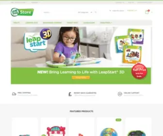 LeapfrogStore.co.uk(LeapFrog Store) Screenshot