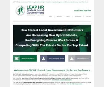 Leaphr-Government.com(LEAP HR) Screenshot