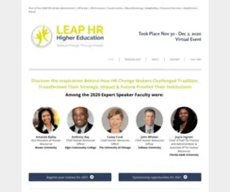 Leaphr-Highereducation.com(LEAP HR) Screenshot