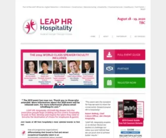 Leaphr-Hospitality.com(LEAP HR) Screenshot