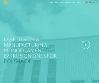 Leapmono.com(Monofilament Extrusion Lines) Screenshot