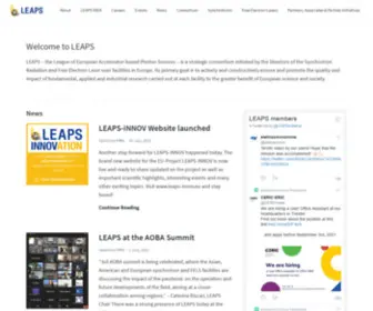 Leaps-Initiative.eu(League of European Accelerator) Screenshot