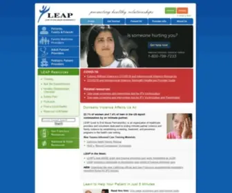 Leapsf.org(Promoting Healthy Relationships) Screenshot