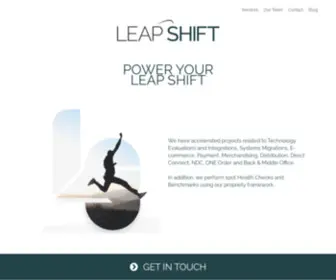 Leapshift.com(Leapshift Delivers Solutions That Actually Help Customers) Screenshot