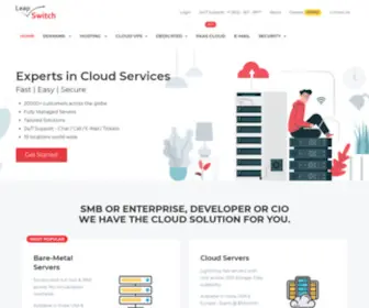 Leapswitch.com(Web hosting india) Screenshot