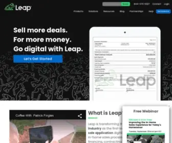 Leaptodigital.com(Digital Point of Sale Application for Home Services) Screenshot