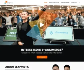 LeapVista.com(How To Create Your Own eCommerce Store) Screenshot