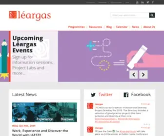 Leargas.ie(Léargas) Screenshot