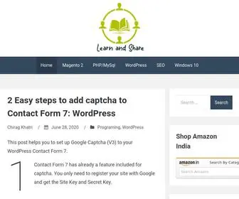 Learn-AND-Share.in(Learn and Share) Screenshot