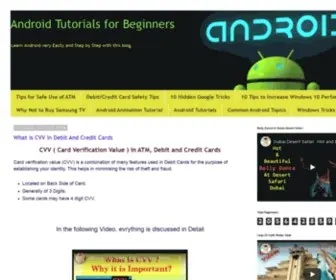 Learn-Android-Easily.com(Android Tutorials for Beginners) Screenshot