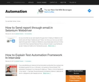 Learn-Automation.com(Selenium WebDriver tutorial Step by Step) Screenshot