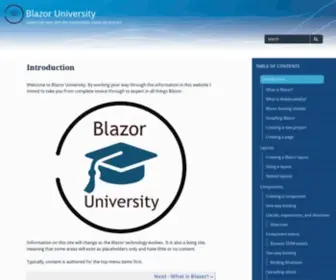 Learn-Blazor.com(Learn the new .NET SPA framework from Microsoft) Screenshot