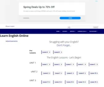 Learn-English-Online.org(Learn English Online) Screenshot