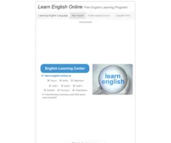 Learn-English-Online.us(This website) Screenshot