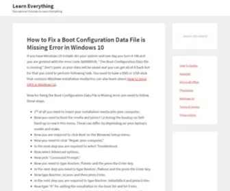 Learn-Everything.info(Learn Everything) Screenshot