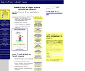 Learn-French-Help.com(Learn French Help) Screenshot