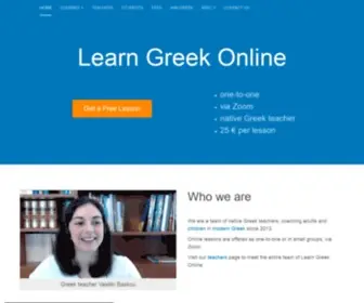 Learn-Greek-Online.com(Learn Greek Online) Screenshot