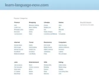 Learn-Language-Now.com(Learn Language Now) Screenshot