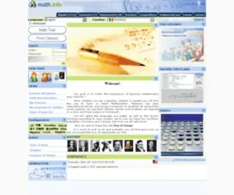 Learn-Math.info(Mathematics portal) Screenshot