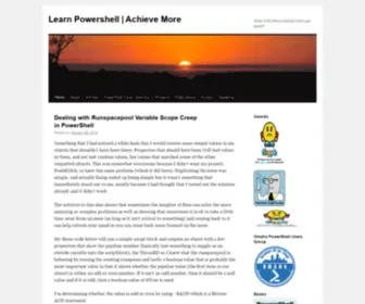Learn-Powershell.net(Learn Powershell) Screenshot