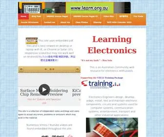 Learn.org.au(Learn Electronics TAFE DC AC Op) Screenshot