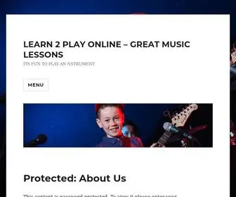 Learn2Playonline.com(GREAT MUSIC LESSONS) Screenshot