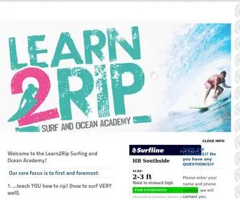 Learn2Ripsurf.com(Huntington Beach) Screenshot