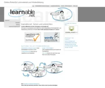 Learnable.net(Lernen und unterrichten) Screenshot