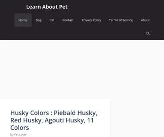 Learnaboutpet.com(Learn About Pet) Screenshot