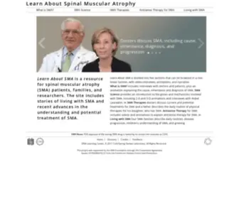 Learnaboutsma.org(Learn About Spinal Muscular Atrophy) Screenshot