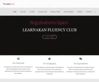 Learnakan.com(Learn Twi (Asante)) Screenshot