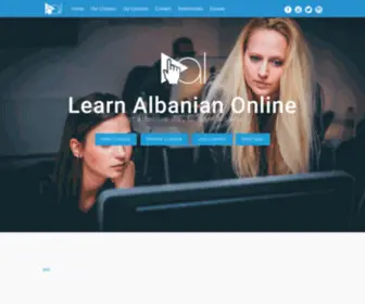 Learnalbanianonline.net(Learn Albanian Online) Screenshot