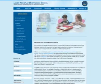 Learnandplaymontessori.com(Childcare, Daycare, and Kindergarten) Screenshot