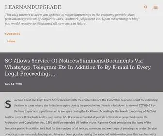 Learnandupgrade.com(Learnandupgrade) Screenshot