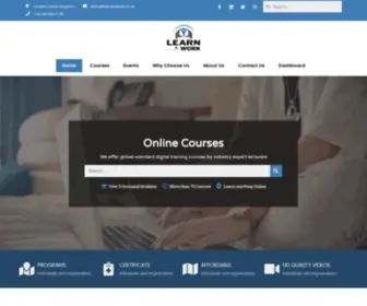 Learnandwork.co.uk(Online Courses) Screenshot