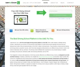 Learnanycar.com(The Best Driving School in the UAE) Screenshot