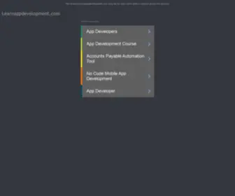 Learnappdevelopment.com(Mobile App Development) Screenshot