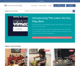 Learnasyouplay.net(Learn As You Play) Screenshot