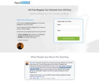 Learnblogging.com(Learn Digital Marketing) Screenshot