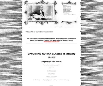 Learnbluesguitarnow.com(Learnacousticblues) Screenshot