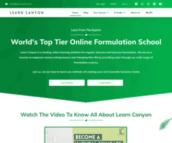 Learncanyon.com(Learn Canyon) Screenshot